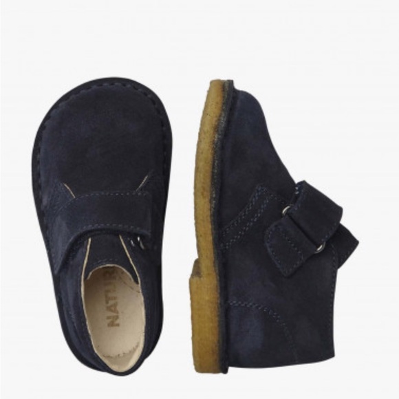 NWT NATURINO CHOCO Suede Desert Boots in Blue - Picture 2 of 15